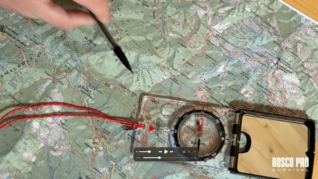 Copertina del modulo 12 del Corso Survival Online BOSCO PRO: orientamento e navigazione